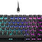 Vulcan TKL Mechanical PC Tactile Gaming Keyboard, Compact, Tenkeyless, Titan Switch Optical, RGB AIMO Lighting, Anodized Aluminum Top Plate, Detachable USB-C Cable, Low Profile Design, Black